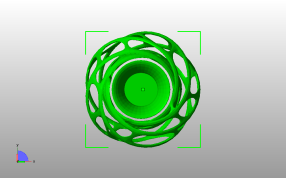 旋转花瓶模型俯视图