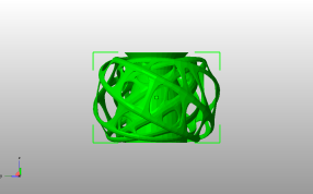 旋转花瓶模型侧视图