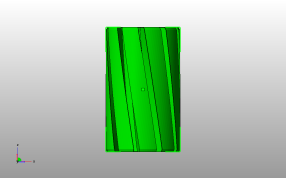 旋转线性花瓶主视图