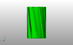 旋转线性花瓶侧视图