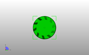 旋转线性花瓶俯视图