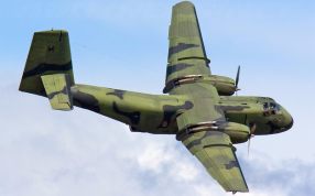 驯鹿飞机模型侧视图