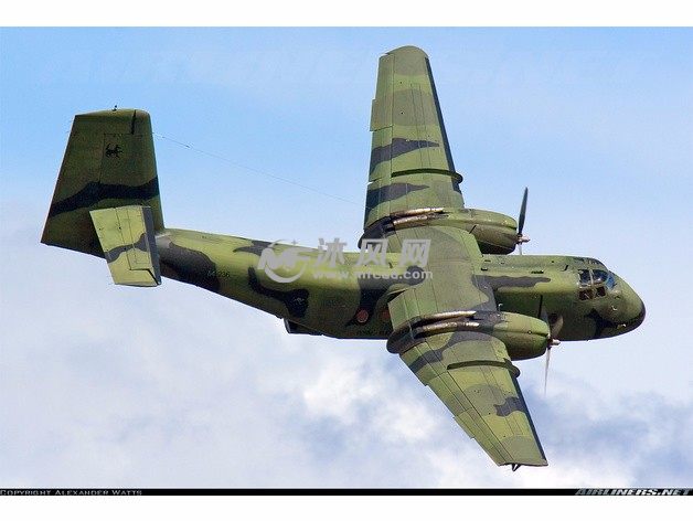 驯鹿飞机模型侧视图