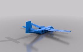 驯鹿飞机模型模型图