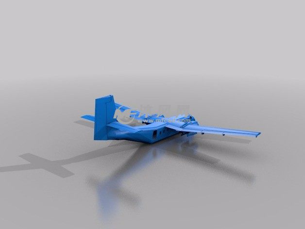 驯鹿飞机模型模型图