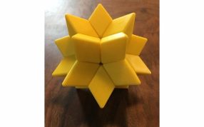 正交六面体模型实物图