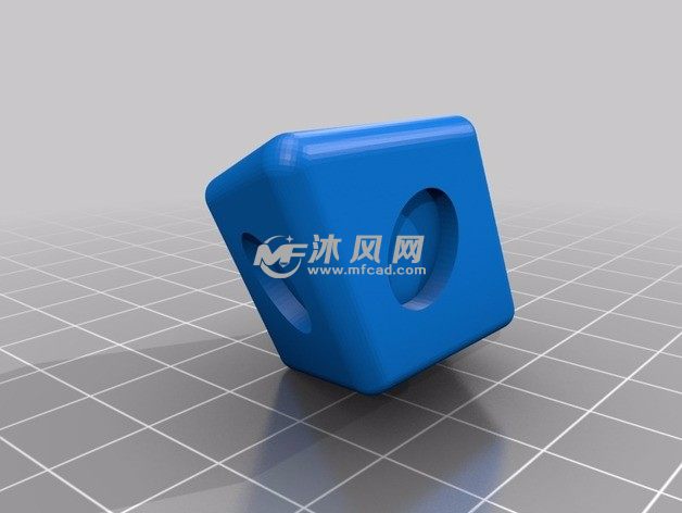 正交六面体模型零件图