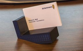 直角名片盒主视图