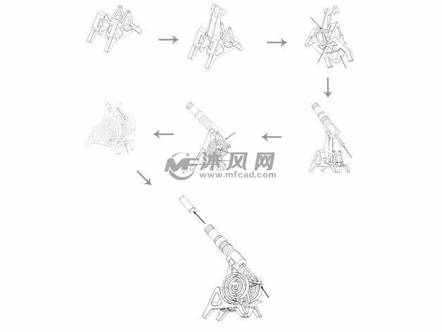  AV-7加农炮零件图