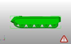 M10A2中型坦克侧车身效果图