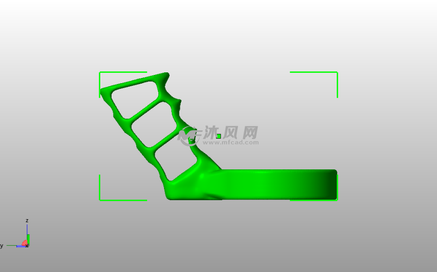 不倒翁底座侧视图