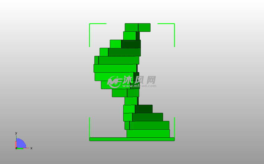 楚门的世界阶梯侧视图