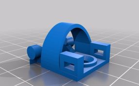 电线固定器侧视图