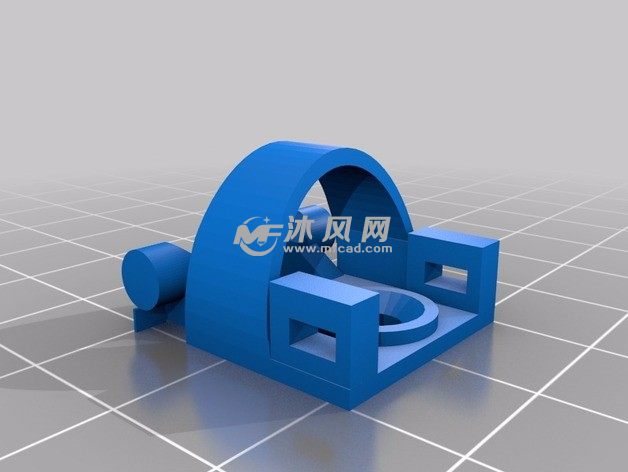 电线固定器侧视图