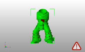 动力装甲半身像主视图