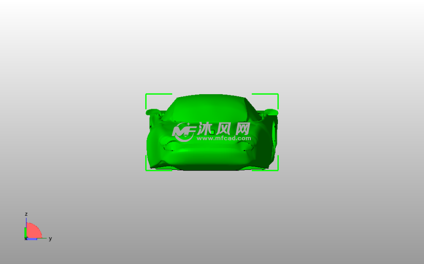 概念汽车模型主视图