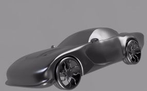 概念汽车模型效果图