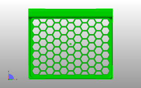 花盆底托模型俯视图