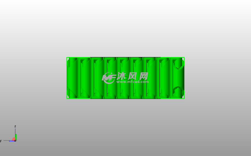 铰链手镯模型侧视图