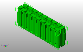 铰链手镯模型斜视图