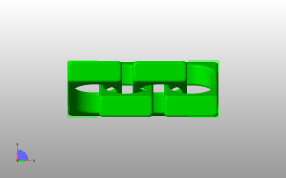 绝地锁链模型俯视图