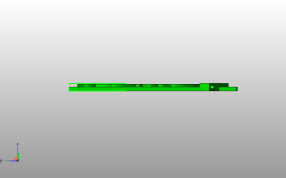 可口可乐瓶钥匙链侧视图