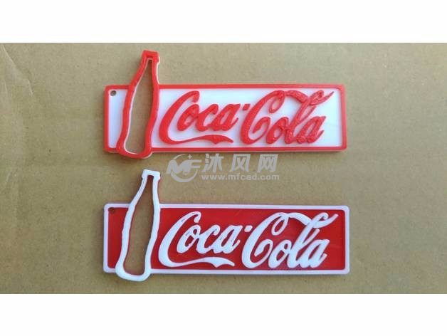 可口可乐瓶钥匙链实物图