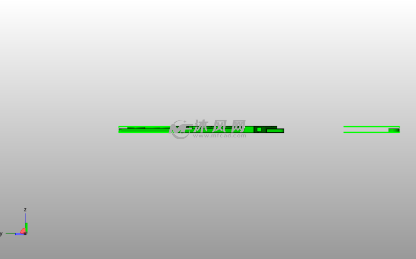 可口可乐钥匙链侧视图