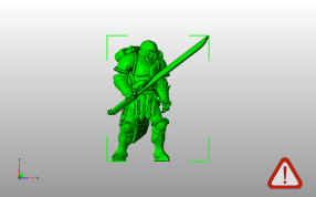 罗马骑士模型主视图