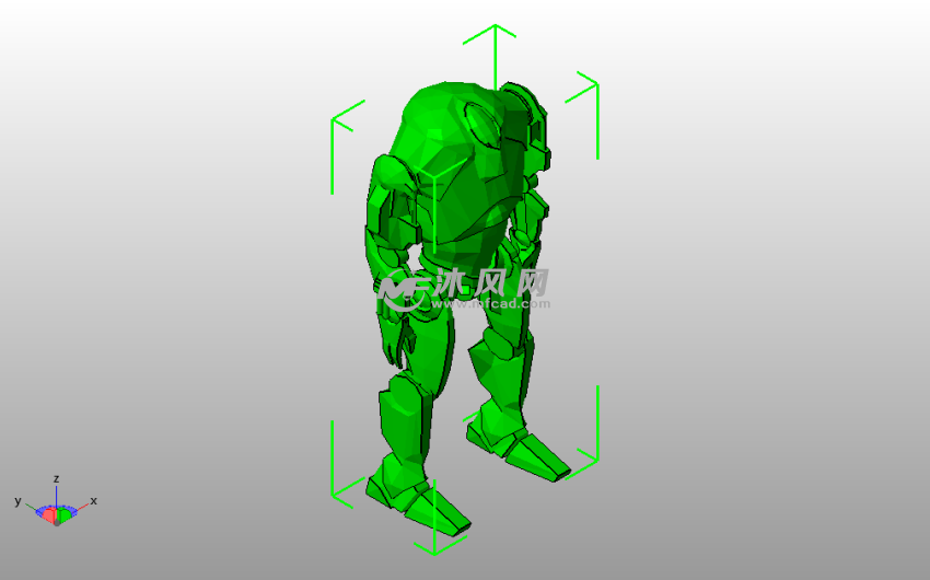 星际战争Battledroid斜视图