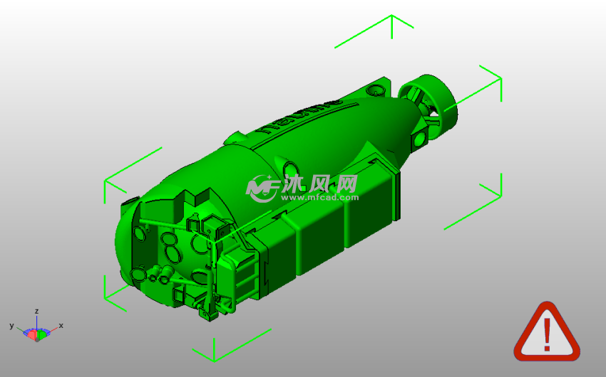  鹦鹉螺号潜水艇斜视图