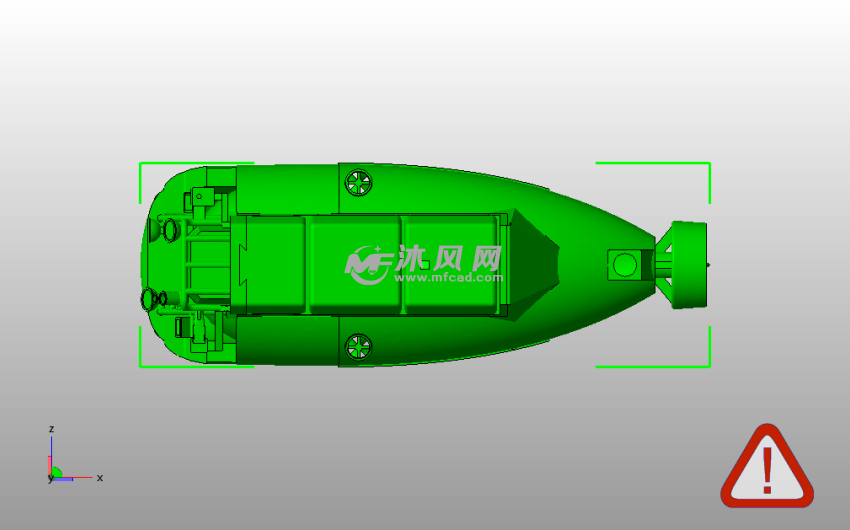  鹦鹉螺号潜水艇底视图