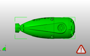  鹦鹉螺号潜水艇俯视图