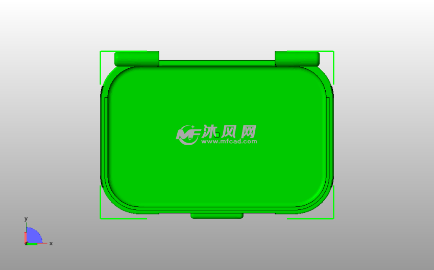  组装测试箱箱子俯视图