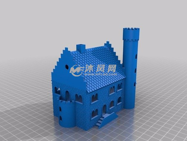 德国小城堡模型图