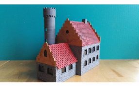 德国小城堡侧视图