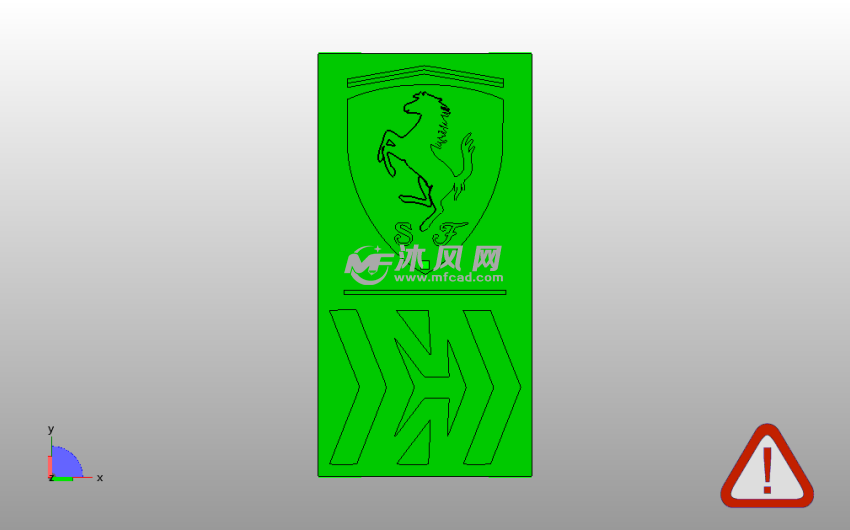 法拉利winnow logo俯视图