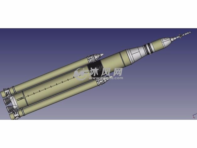 航空火箭模型效果图