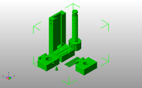滑动固定块斜视图
