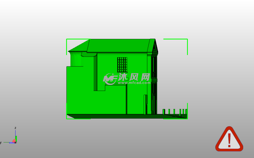 基耶萨小屋侧视图