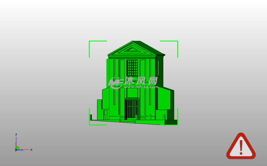 基耶萨小屋主视图