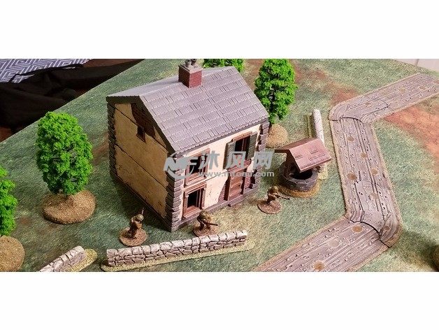 诺曼底小屋主视图