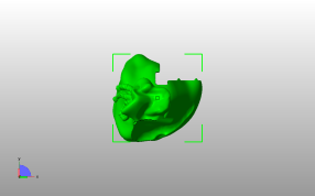 圣诞节礼物袋俯视图