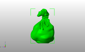 圣诞节礼物袋主视图