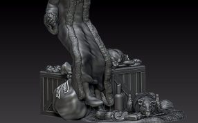 圣诞节礼物袋效果图