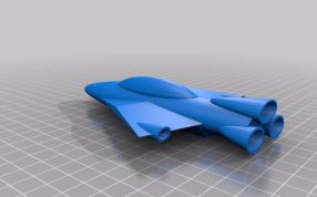 太空巡洋舰斜视图