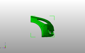 现代汽车保险杠侧视图