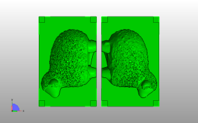 小绵羊模具俯视图