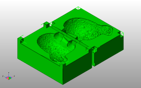 小绵羊模具斜视图