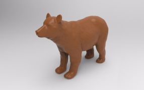 小棕熊模型效果图